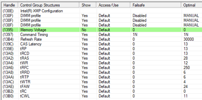Tweaked RAM timings 250901