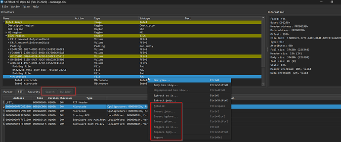 UEFITool NE alpha 65 - outimage.bin