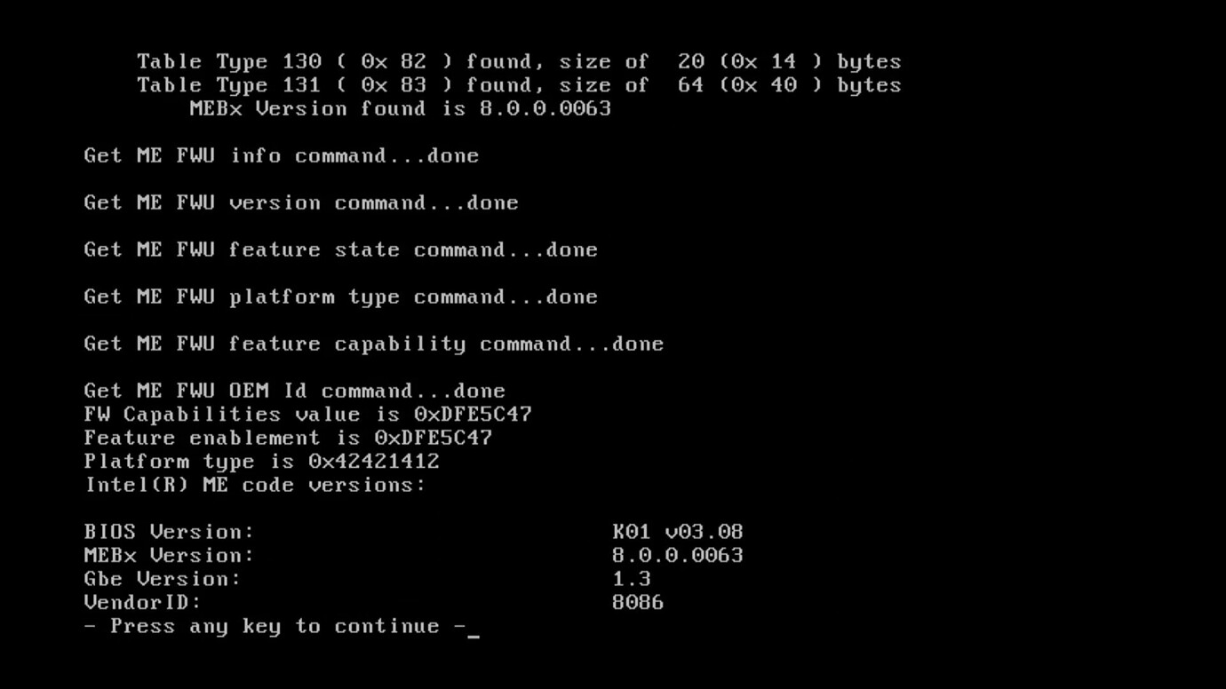 HP Compaq Elite 8300 MT FW Status Recovery Error - BIOS Modding Guides ...
