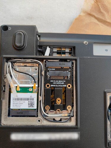 mPCIe to M.2 slot