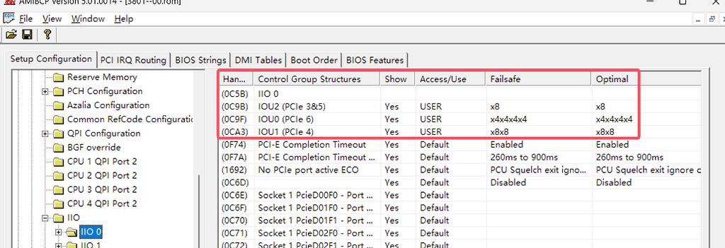 Request] ASUS Z10PA-U8 PCIe bifurcation BIOS MOD - BIOS Modding