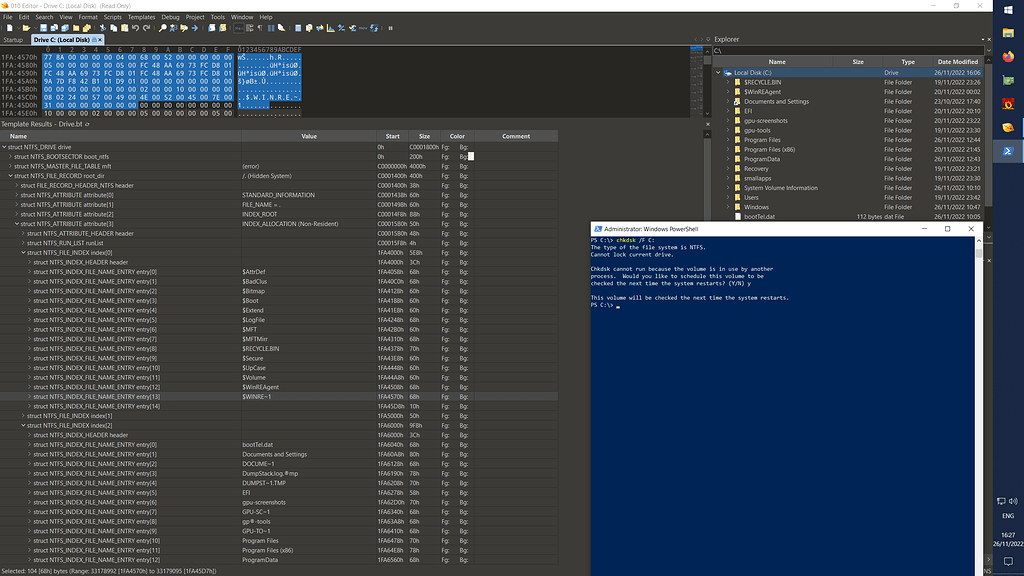 Как из efi сделать ntfs