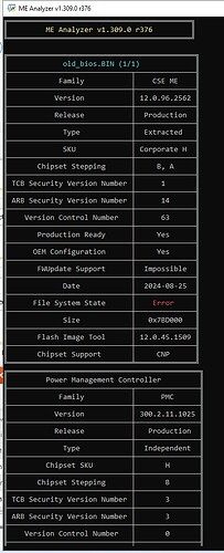 Analyzer Screenshot