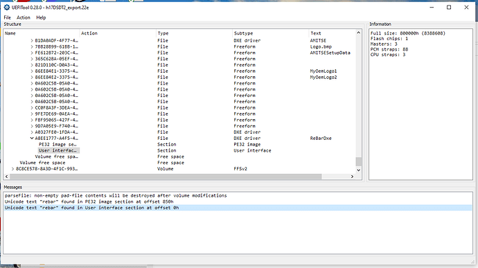 REbar in bios