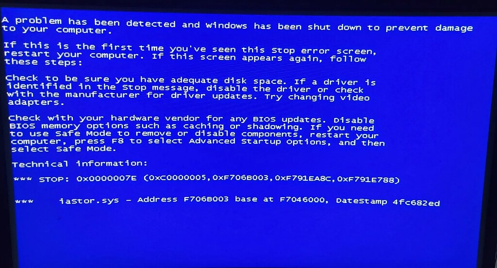 XP] Which Intel AHCI driver for ASUS Deluxe X79? - Windows