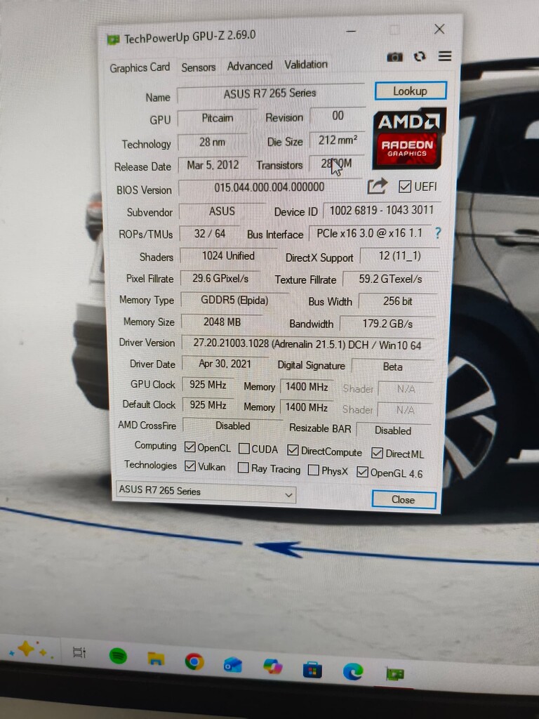 [Problem] Asus DirectCU II R7 265 Graphics +Intel Core i3 CPU - BIOS ...