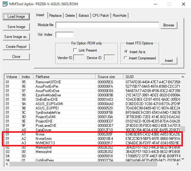 Ami native nvme driver support что это