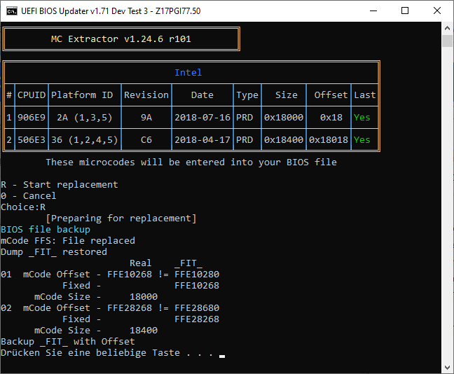 UBU Test3 Z170 Update CPU Microde Pic2.png