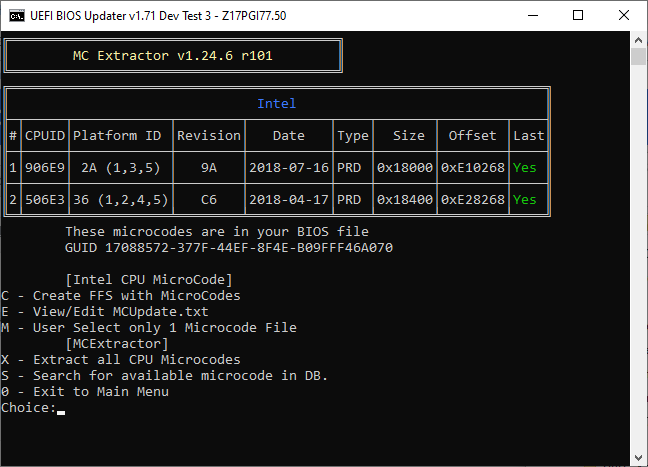 UBU Test3 Z170 Update CPU Microde Pic3.png