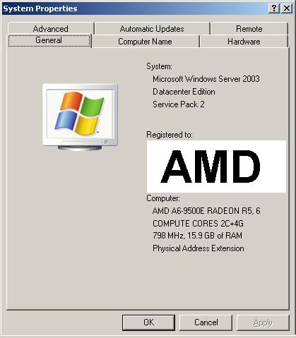 XPLIVES AMD AM4 Windows Server 2003 SP2.JPG