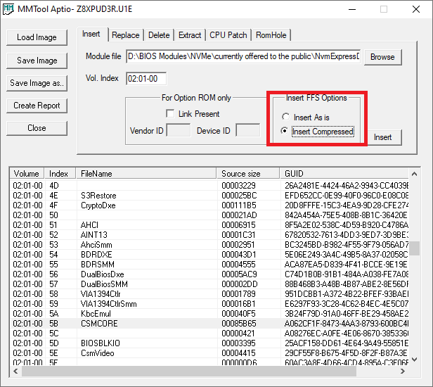 MMTool Insert Compressed option.png