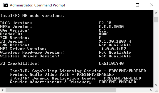 Intel ME Firmware and Driver details.png