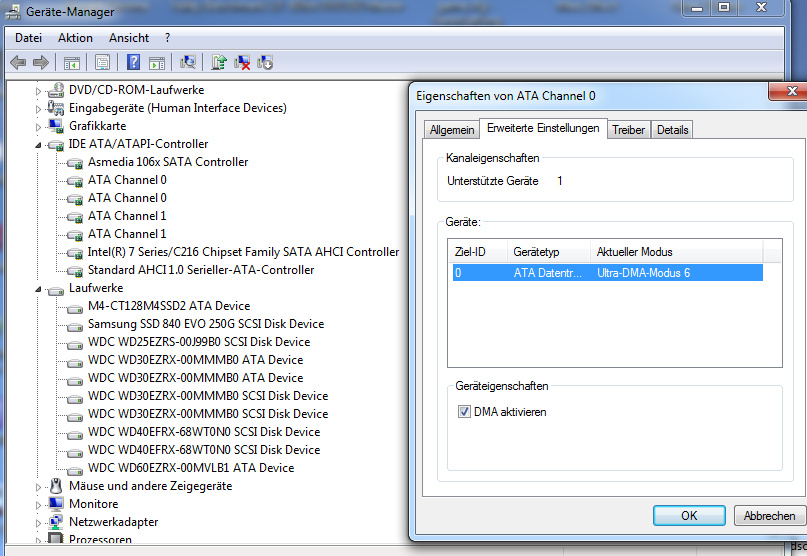 AHCI PORT 0 DEVICE FAILURE