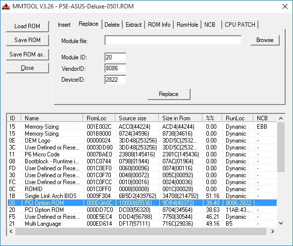 ASUS P5E DeLuxe BIOS opened with AMI MMTool.png