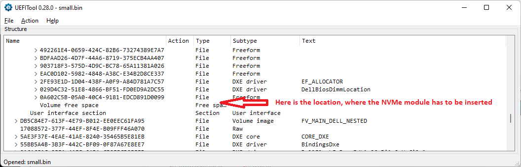 Correct target location for the NVMe module.png