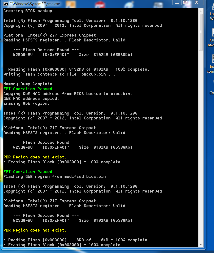 Intel ME Firmware 8.1.50.1456 - Intel Management Engine - Win-Raid Forum