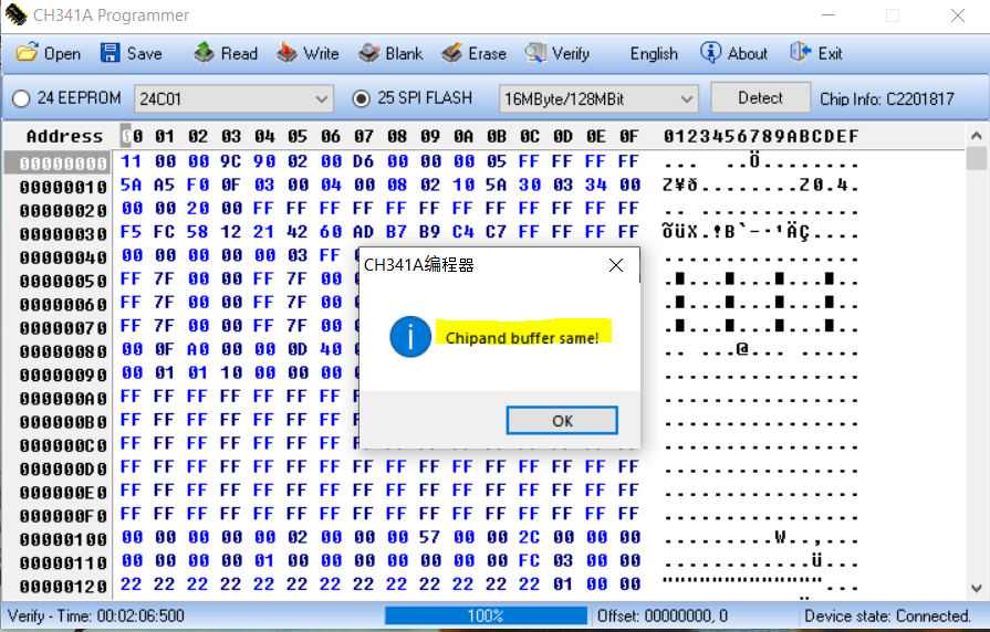 CH341A_v1.40_Detection_Read_memory_Verify_OK_3rdTry_21apr19.PNG