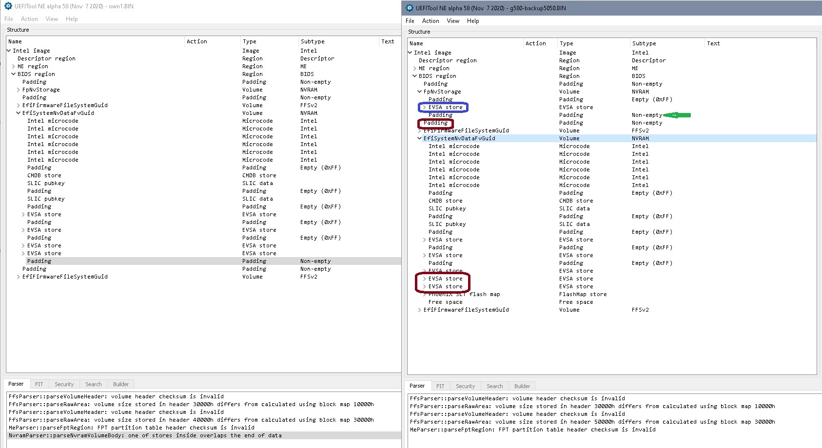 Write back the Original S/N and UUID Lenovo G580 - BIOS Modding