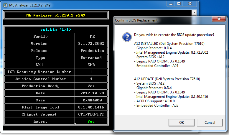 intel flash programming tool fpt