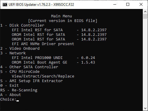 UBU Intel RAID modules update success.png