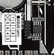 Asus A320M-K Prime _ JSPI1_Pinout