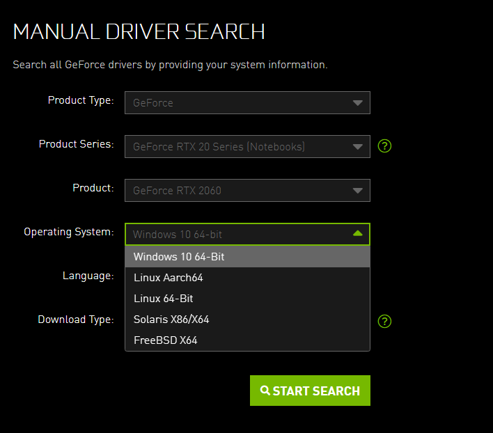 Driver nvidia 2080 hot sale