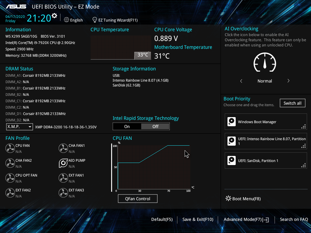 ASUS x299 SAGE/10G just released BIOS 3101 issues - BIOS Modding ...